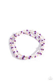 Colorblock Cache - Purple Bracelet