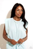 Colorblock Charm - Green Necklace