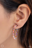 Outstanding Ombré - Orange Clip-on Earring