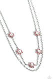 A SQUARE Beauty - Pink Necklace