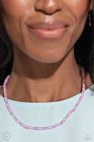 Colorfully GLASSY - Pink Choker