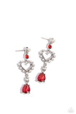Lovers Lure - Red Post Earring