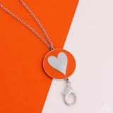 True to Your Heart - Orange Lanyard