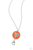 True to Your Heart - Orange Lanyard