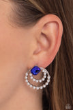 Double Standard - Blue Post Earring