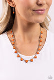 Sentimental Stones - Orange Necklace