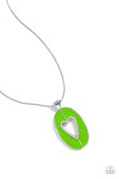 Airy Affection - Green Necklace