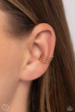 Linear Leader - Gold Ear Cuff