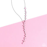 Diagonal Daydream - Pink Necklace