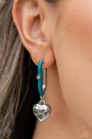 Cherishing Color - Blue Hoop Earring