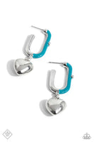 Cherishing Color - Blue Hoop Earring