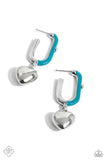 Cherishing Color - Blue Hoop Earring