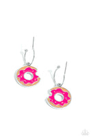 Donut Delivery - Pink Hoop Earring