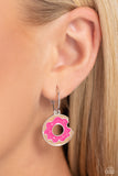 Donut Delivery - Pink Hoop Earring