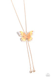 Suspended Shades - Rose Gold Necklace
