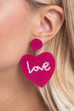 Sweet Seeds - Pink Post Earring