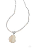 SHELL Me A Story - Silver Necklace