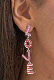 Admirable Assortment - Pink Post Earring