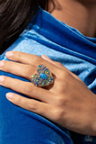 Bejeweled Beau - Blue Ring