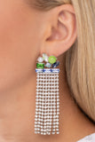 Horizontal Hallmark - Blue Post Earring