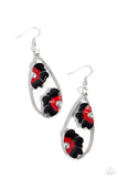 Airily Abloom - Black Earring