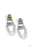 Dangling Art Deco - Multi Post Earring