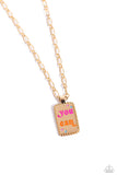 Yes You Can - Gold Neckalce