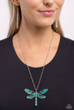 FLYING Low - Green Necklace