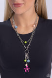 Seize the Swirls - Pink Necklace
