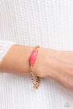 Whimsically Wrapped - Pink Bracelet