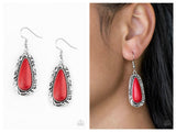 Cruzin Colorado - Red Earring
