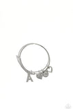 Making It INITIAL - Silver Bracelet - A