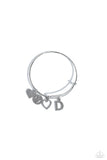 Making It INITIAL - Silver Bracelet - D