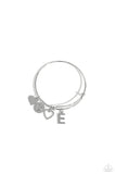 Making It INITIAL - Silver Bracelet - E