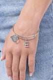 Making It INITIAL - Silver Bracelet - E