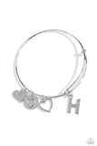Making It INITIAL - Silver Bracelet - H