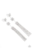 Fiercely Free-Falling - White Post Earring