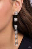 Fiercely Free-Falling - White Post Earring