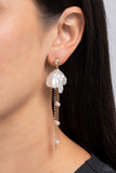 Graceful Gesture - Gold Post Earring