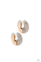 Combustible Confidence - Gold Hinge Hoop Earring