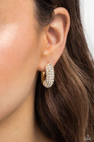 Combustible Confidence - Gold Hinge Hoop Earring