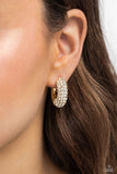 Combustible Confidence - Gold Hinge Hoop Earring