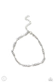 Simple Sass - White Anklet