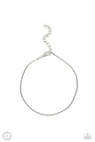 High-Tech Texture - Silver Anklet