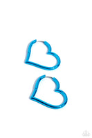 Loving Legend - Blue Hoop Earring