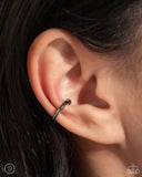 Barbell Beauty - Black Cuff Earring