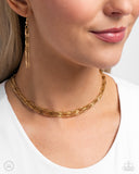 Monochromatic Marvel - Gold Choker