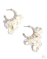 Frilly Feature - Gold Hoop Earring