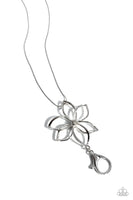 Flowering Fame - Silver Lanyard