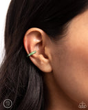 Coastal Color - Green Cuff Earring